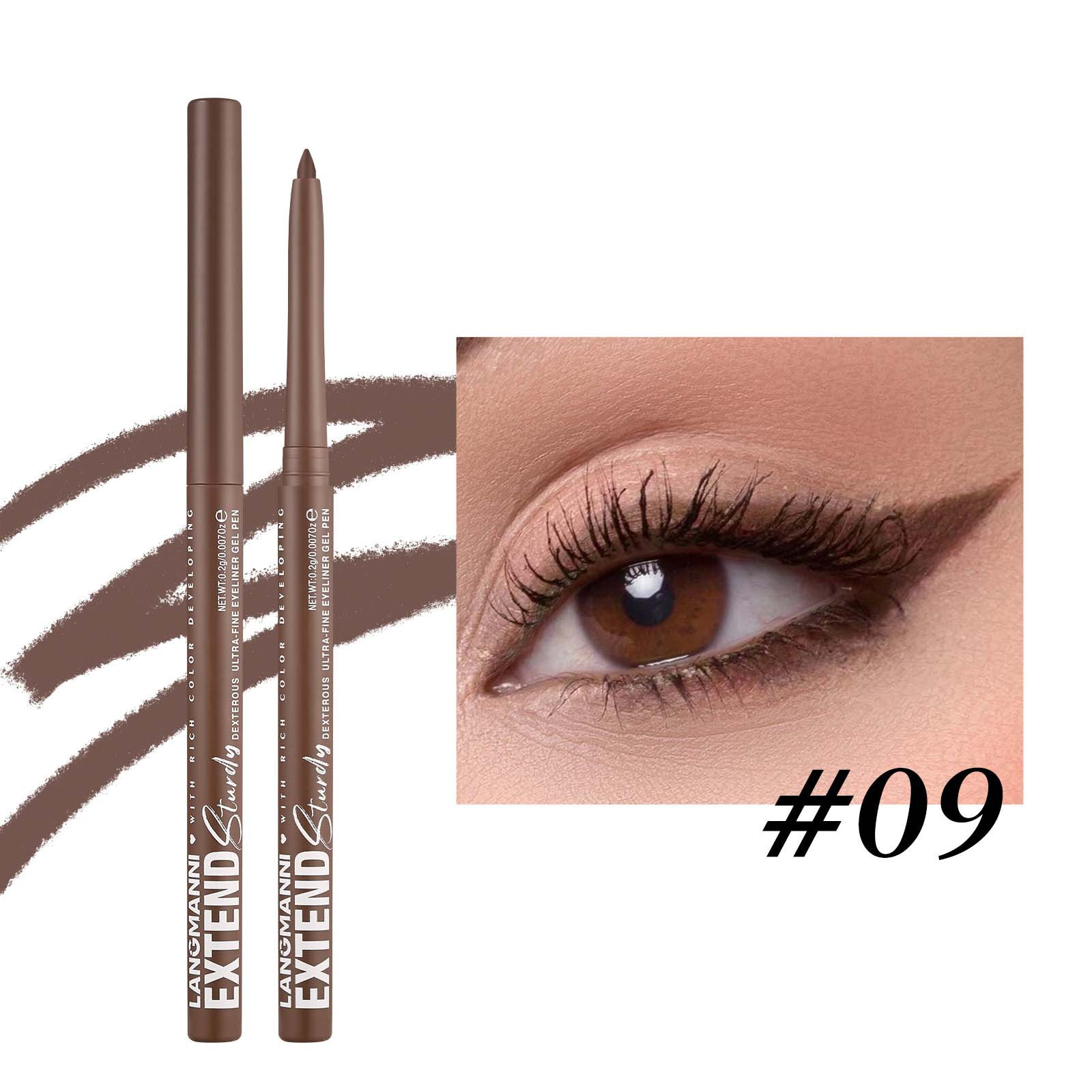 Waterline Eyeliner Gel Pencil - Long-Lasting, Waterproof, Smudge-Proof, Safe For Sensitive Eyes, Waterline Eye Liner - Matte Eyeliner I